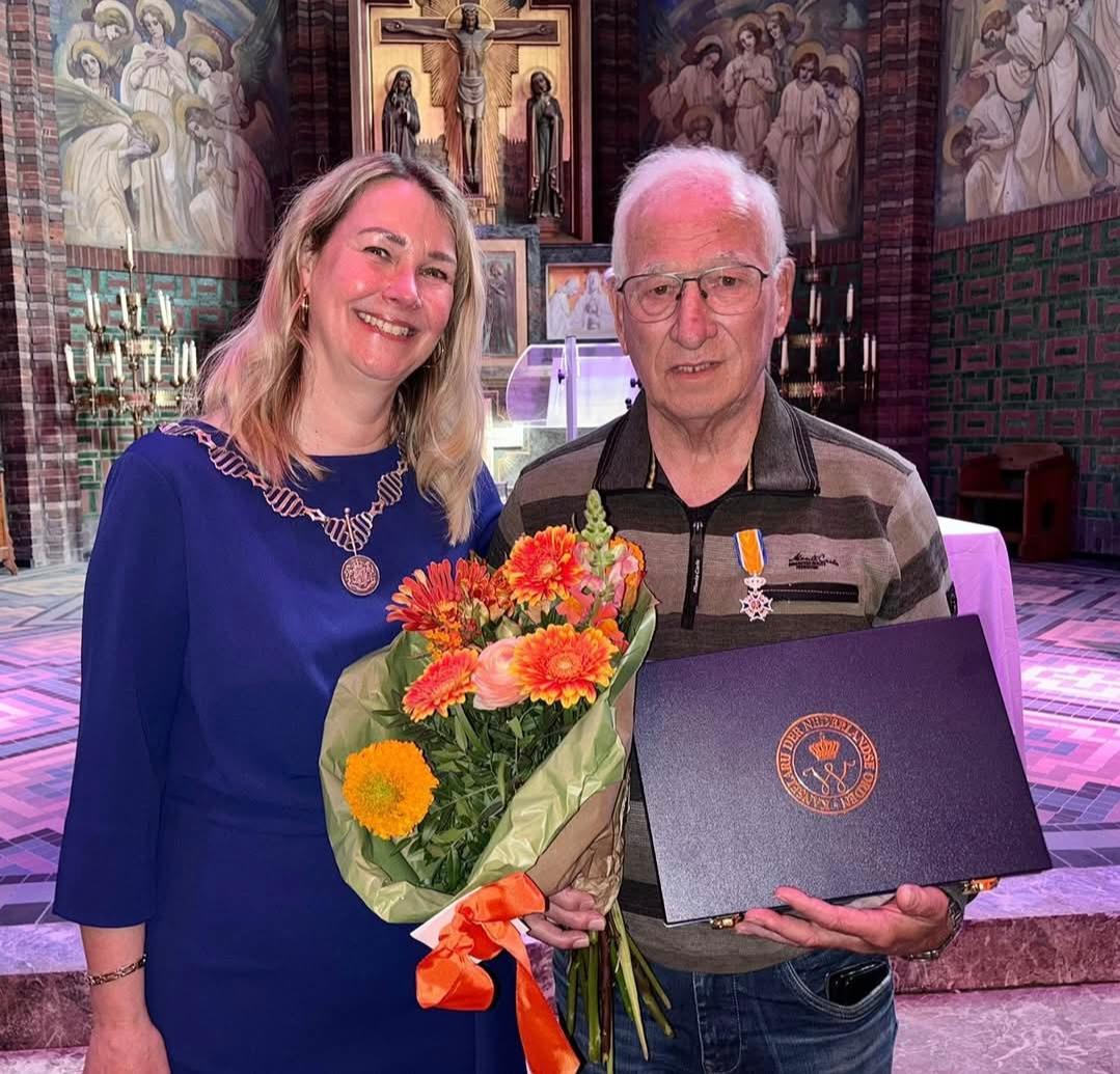 Theo Bergevoet benoemd tot Lid in de Orde van Oranje-Nassau