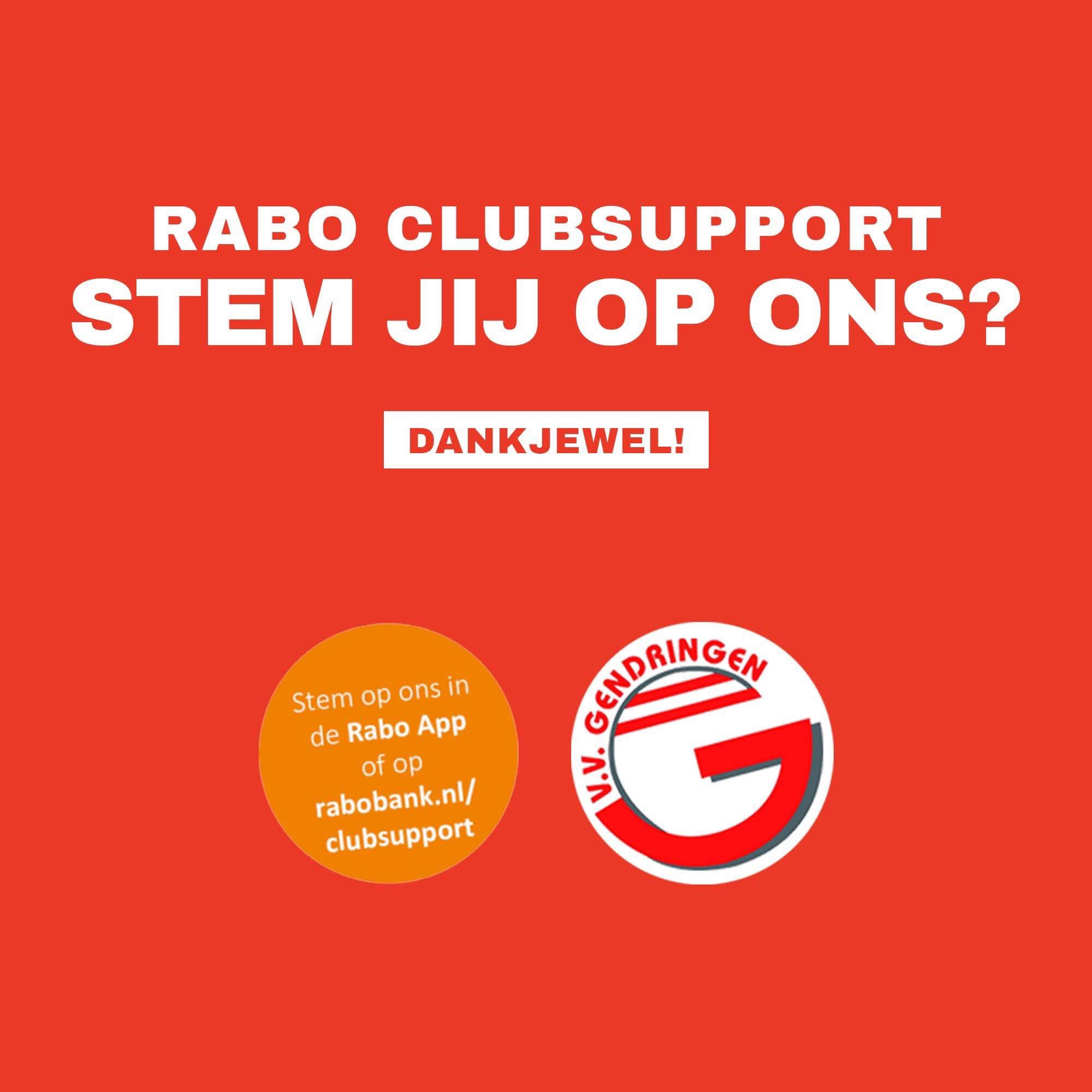 Rabo ClubSupport, stem jij op ons?